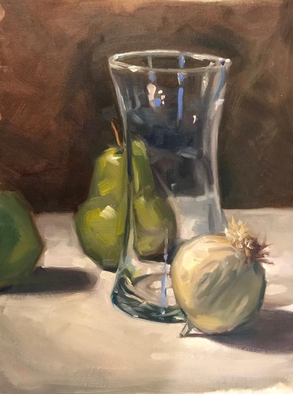 Pear, Vase, Onion